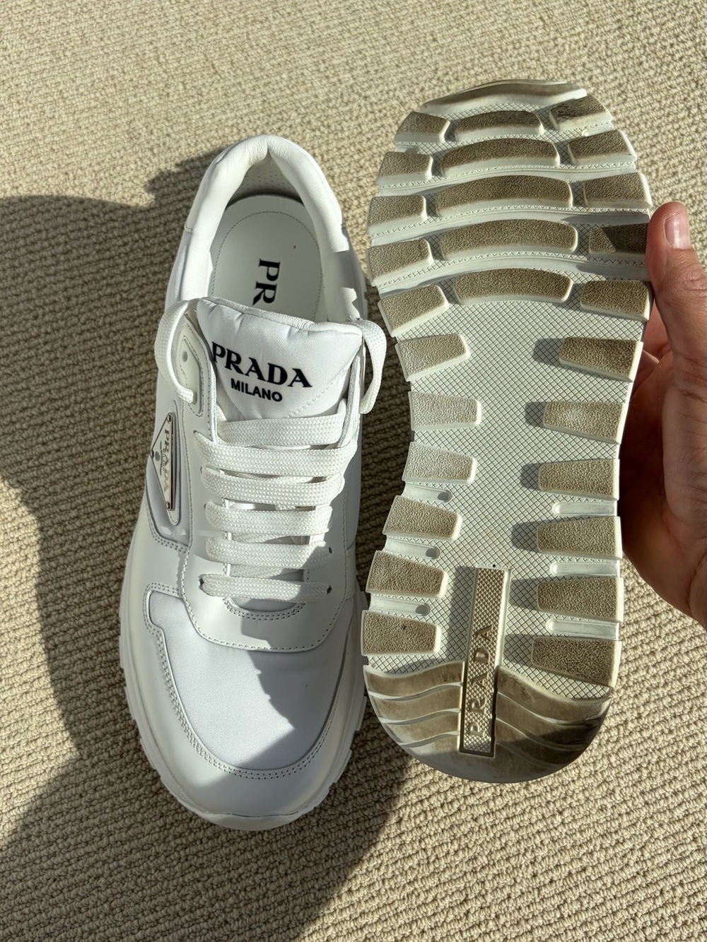 Prada Downtown Sneakers
White Leather (US Men’s 8.5) - Picture 7 of 10
